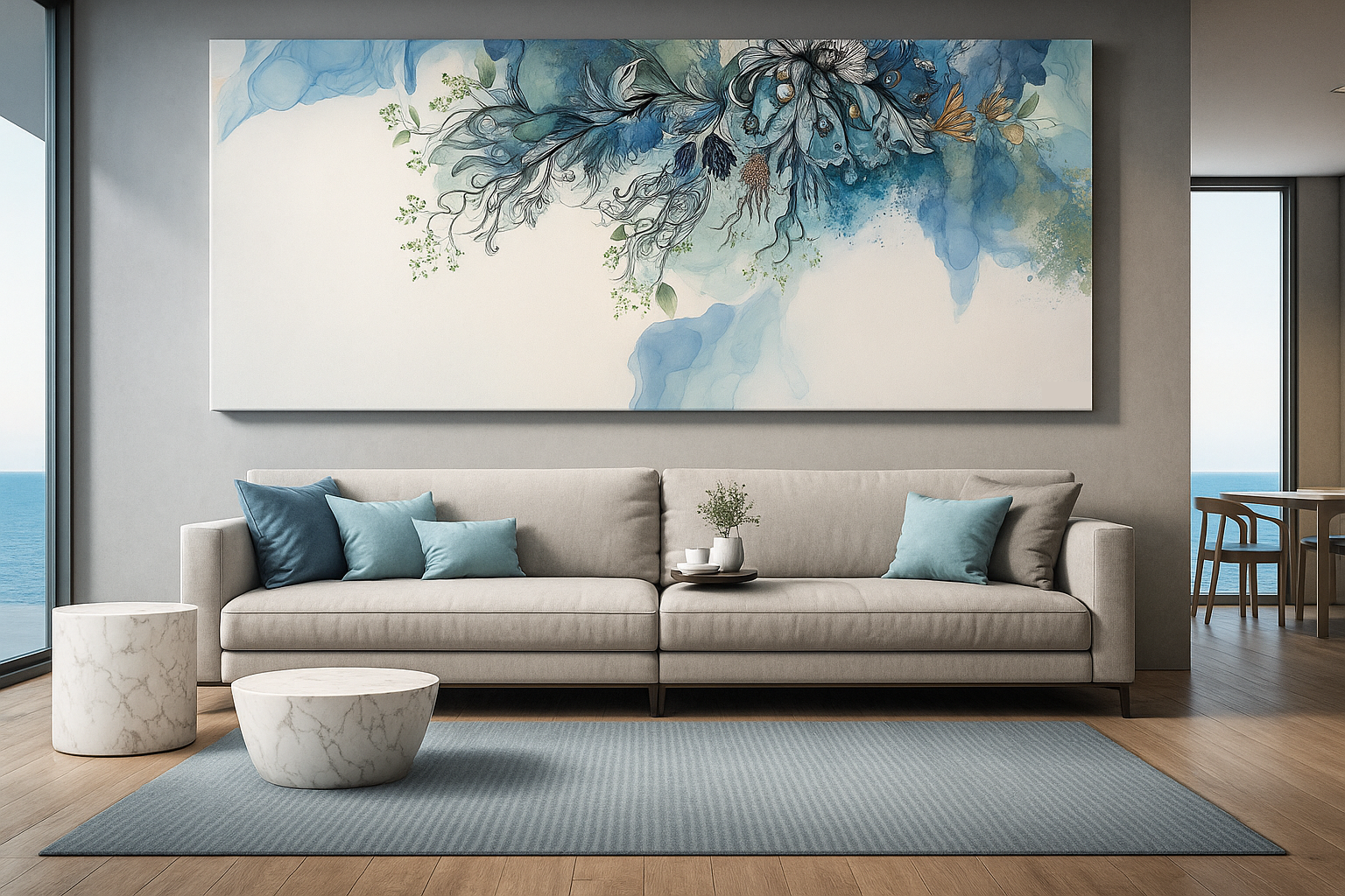 Sculpture and Mural Image